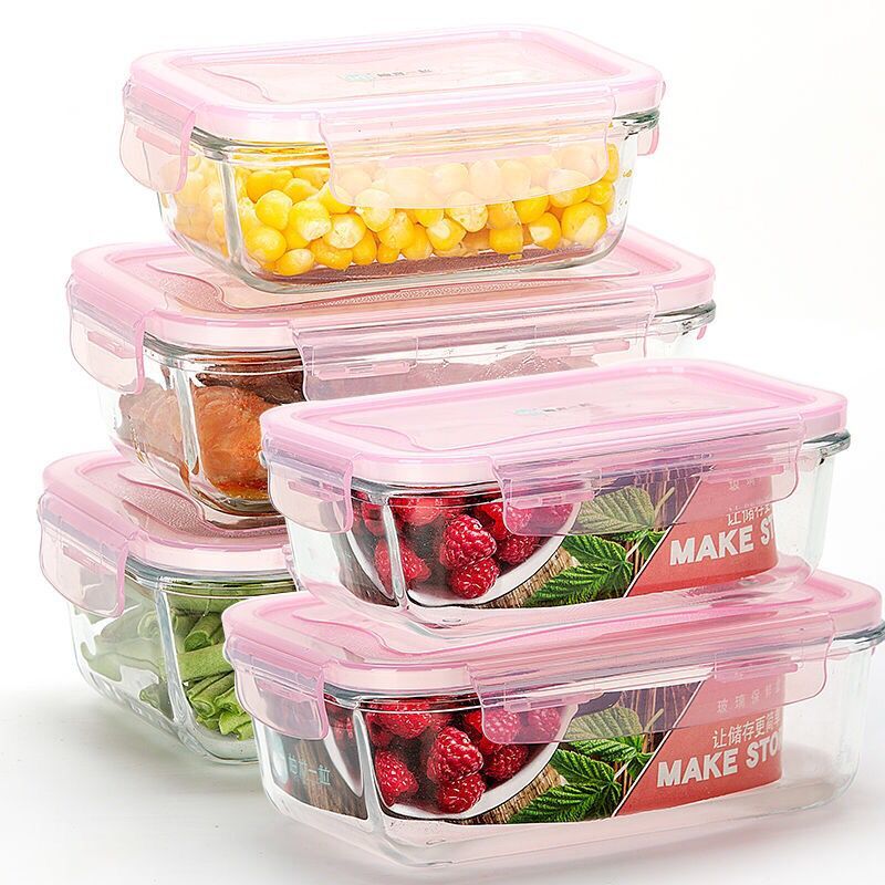 Health Wellness Product - 3 Pieces/Microwave Oven Heating Lunch Box