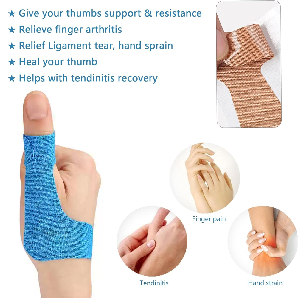 Kinesiology Tape Sports - 10PCS Kinesiology Tape for Thumb, Thumb
