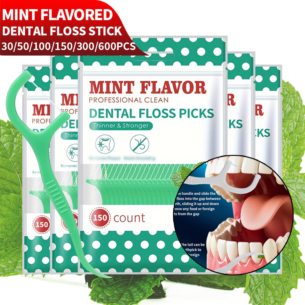 Health Wellness Product - Smooth Mint Floss Stick - Cleaning