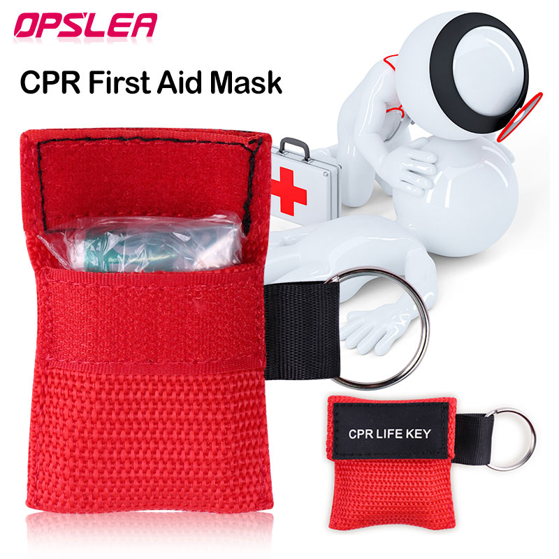Health Wellness Product - 50pcs CPR Resuscitator Mask Portable Emergency