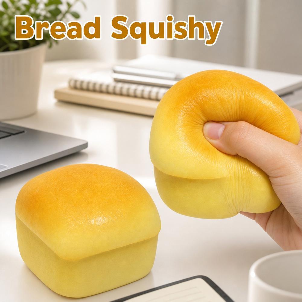Health Wellness Product - Simulation Bread Squeeze Taba Squishy Toy