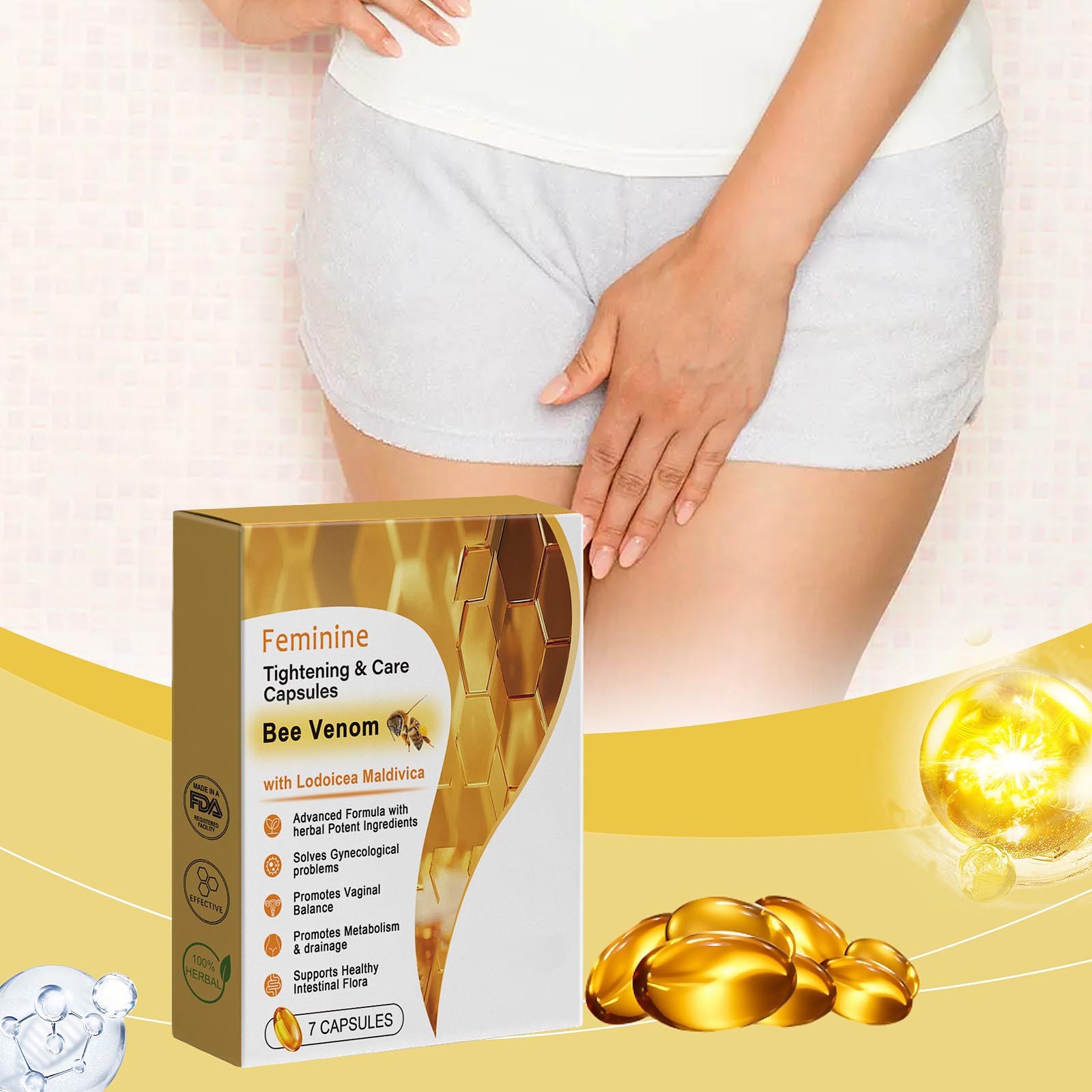 Bee Capsules Honey Bee Health  - Health Wellness Product 评论和价格
