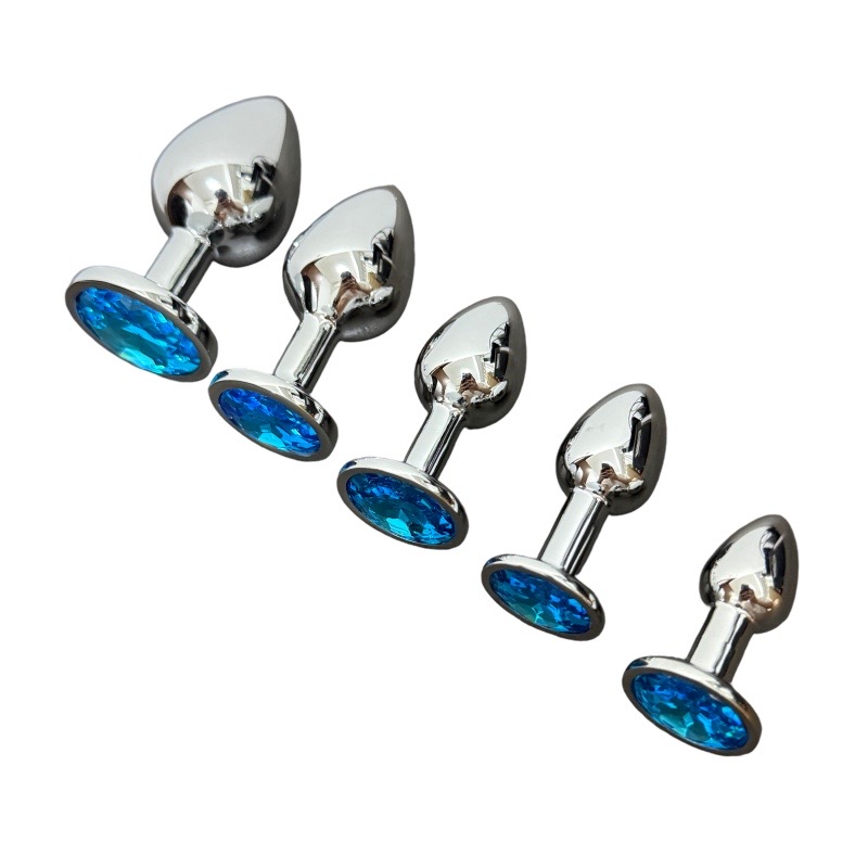 Blue Metal Anal Plug for Men A - Health Wellness Product 评论和价格