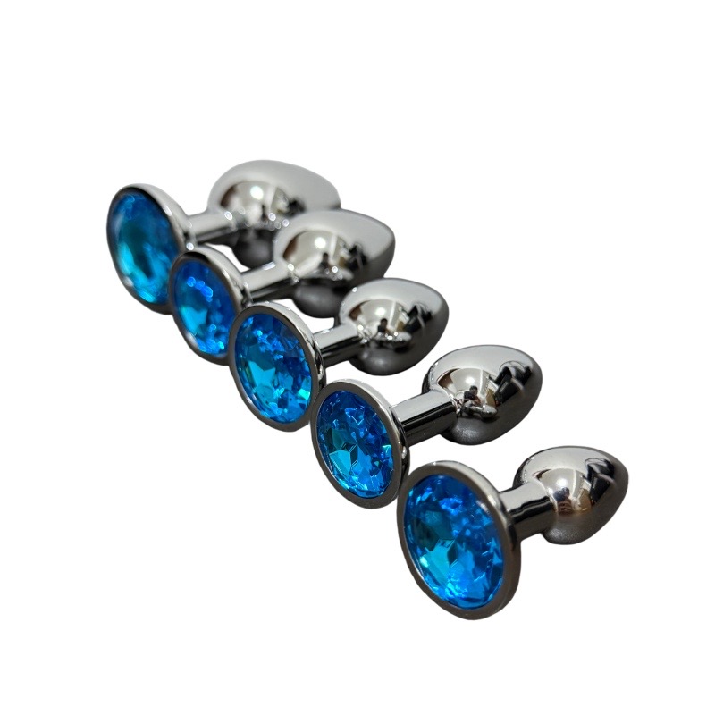 Blue Metal Anal Plug for Men A - Health Wellness Product 评论和价格