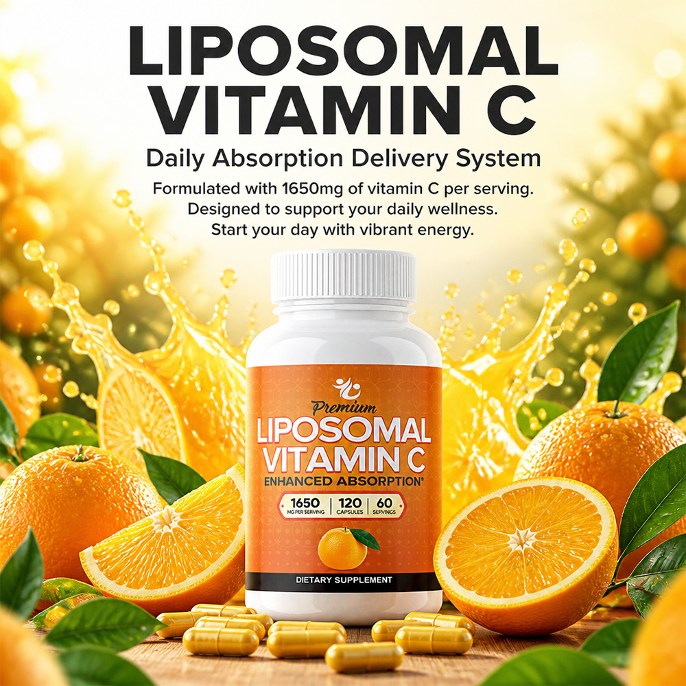 Liposomal Vitamin C Capsules 1 - Health And Wellness Promotion 评论和价格