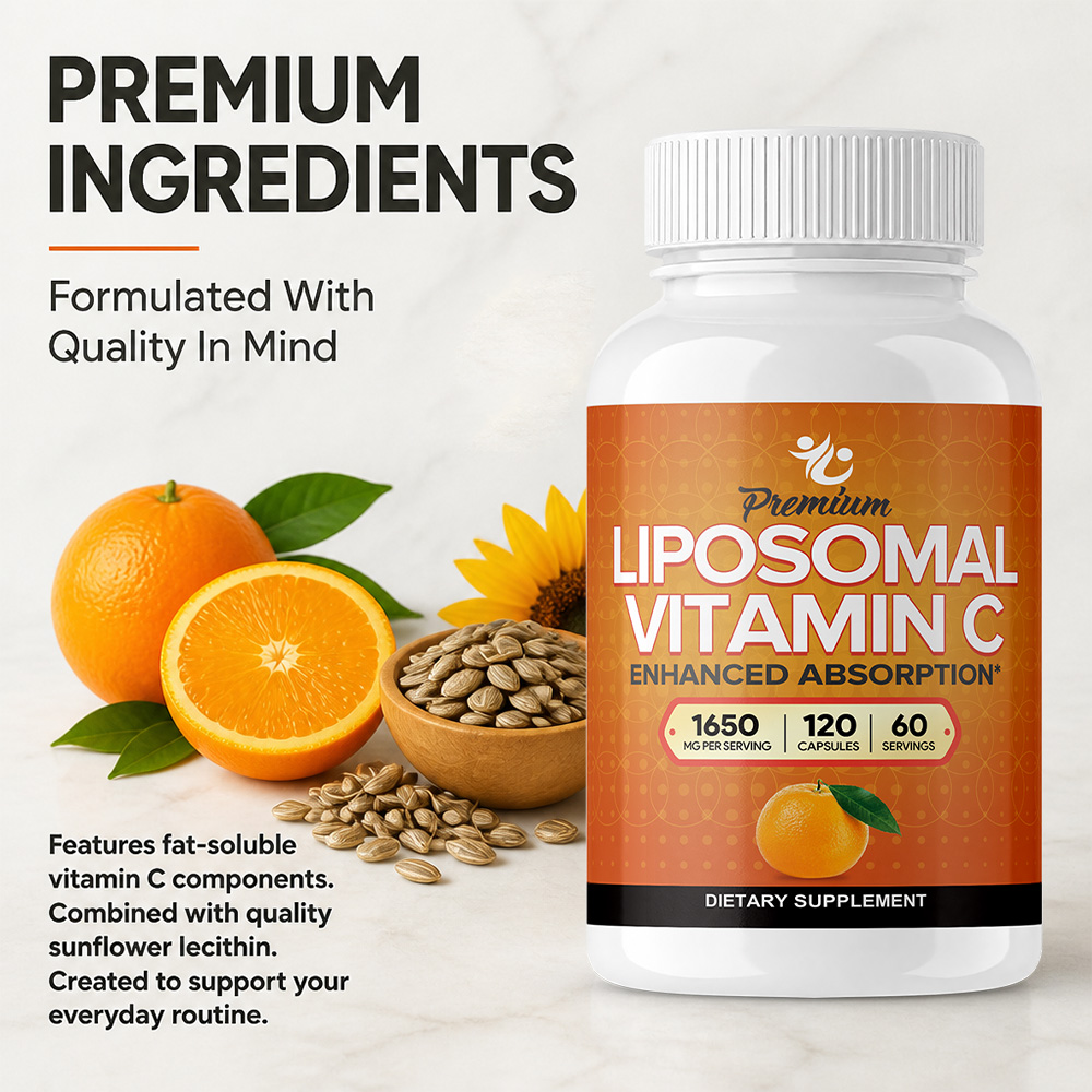 Liposomal Vitamin C Capsules 1 - Health And Wellness Promotion 评论和价格