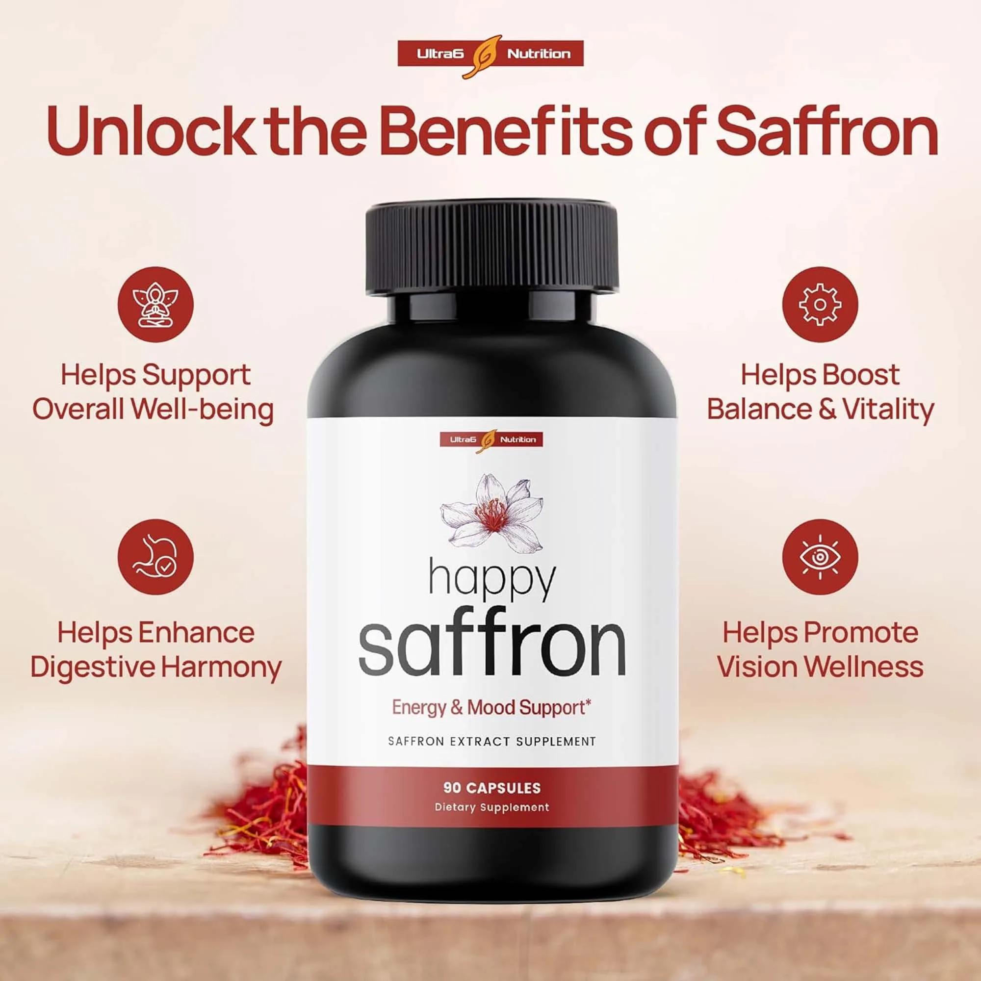 Saffron Extract Capsules, Anti - Health And Wellness Promotion 评论和价格