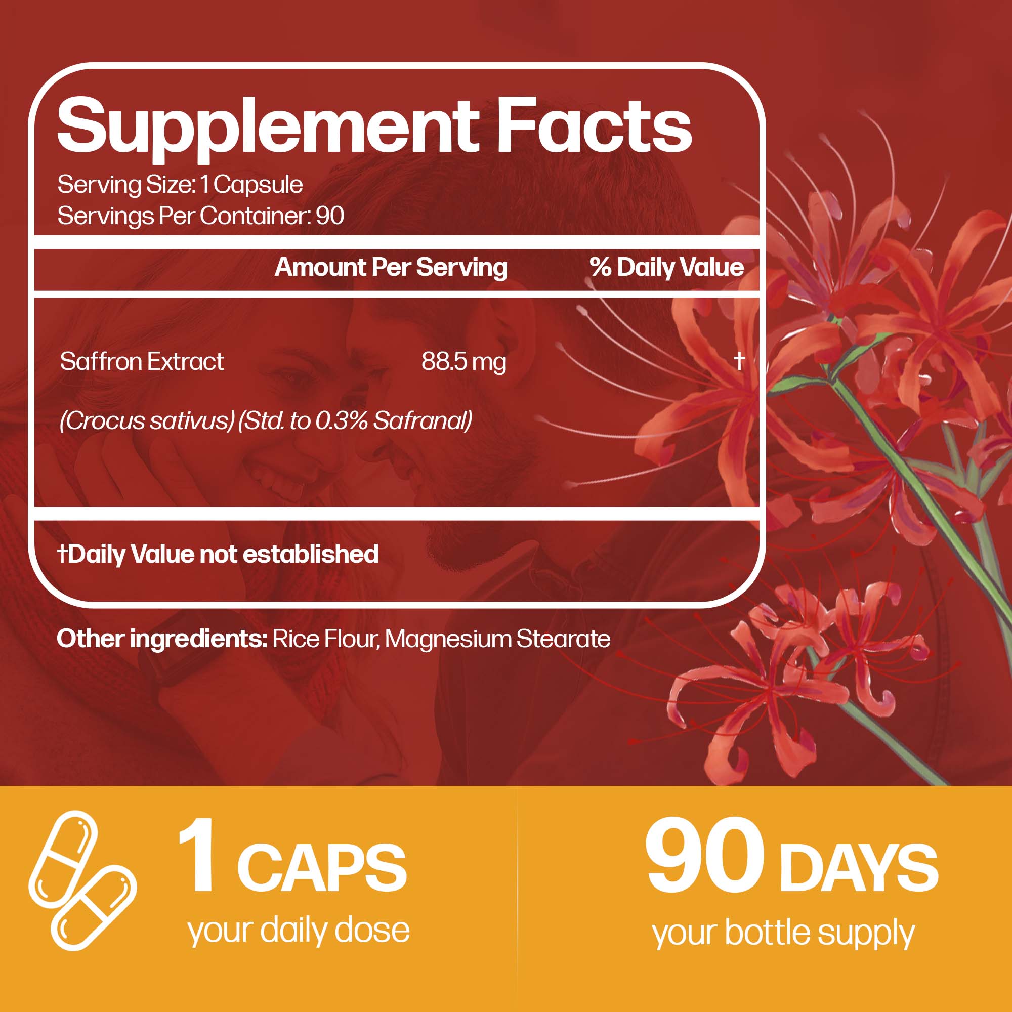 Saffron Extract Capsules, Anti - Health And Wellness Promotion 评论和价格