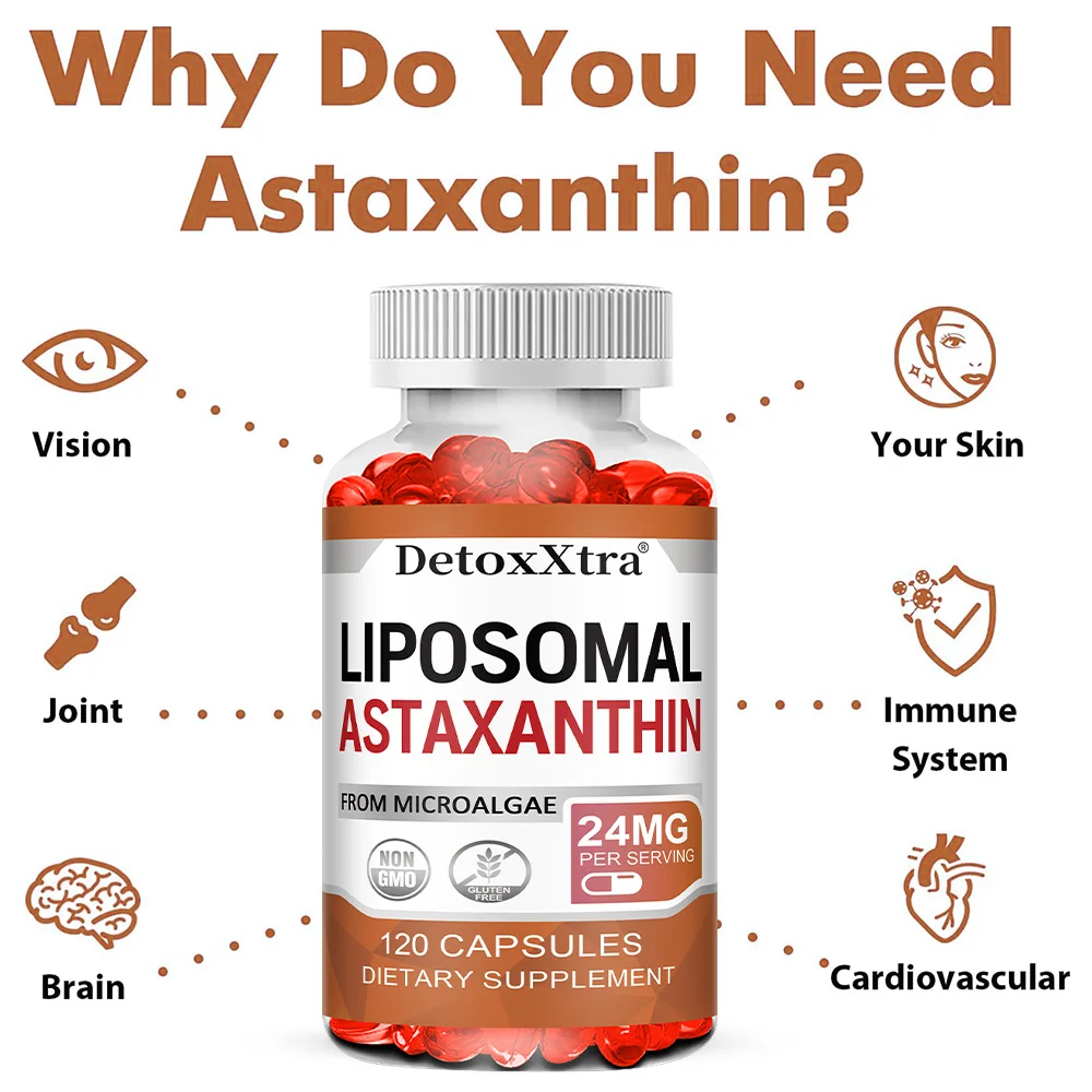 Liposomal Astaxanthin - Suppor - Health And Wellness Promotion 评论和价格