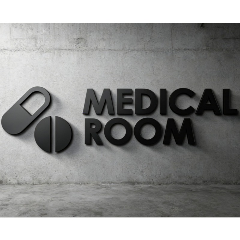 Medical Room Sign - Acrylic 3D - Health Wellness Clinic 评论和价格