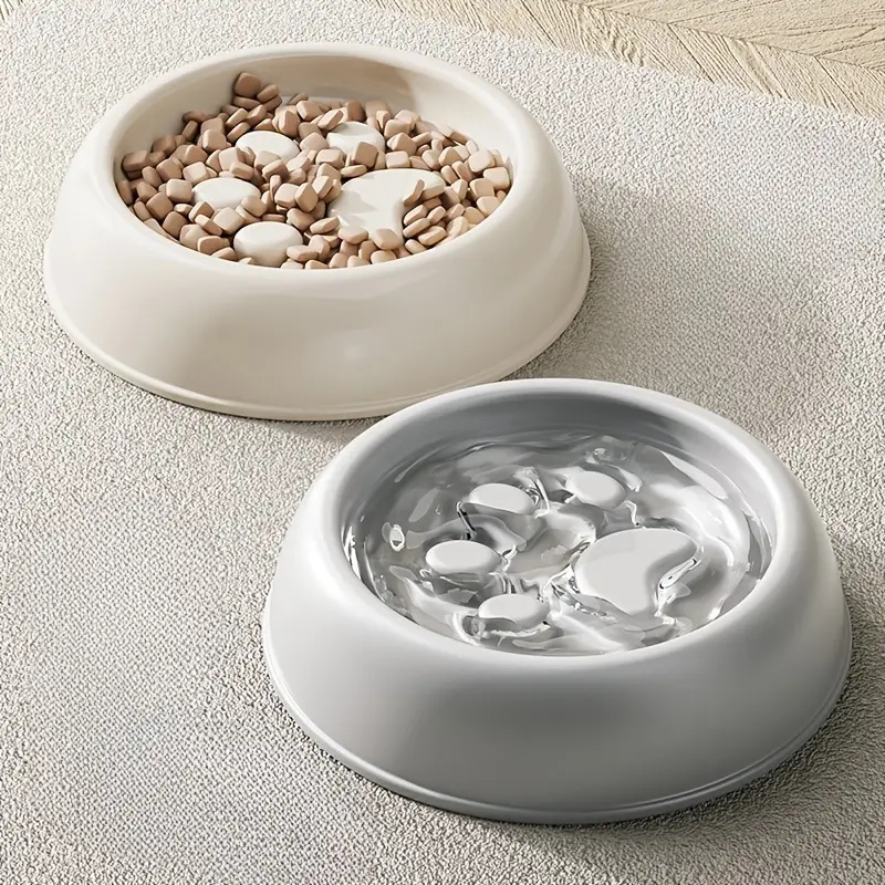 Paw Print Slow Feeder Bowls fo - Health Wellness Product 评论和价格