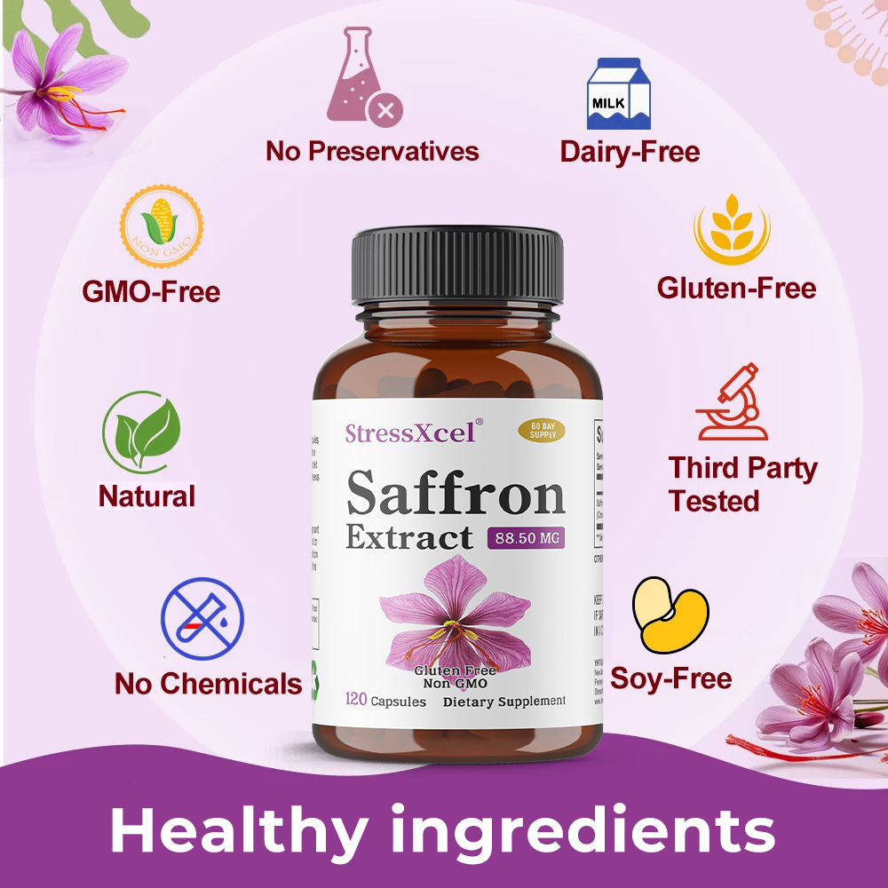 Saffron Extract Capsules, Anti - Health And Wellness Promotion 评论和价格