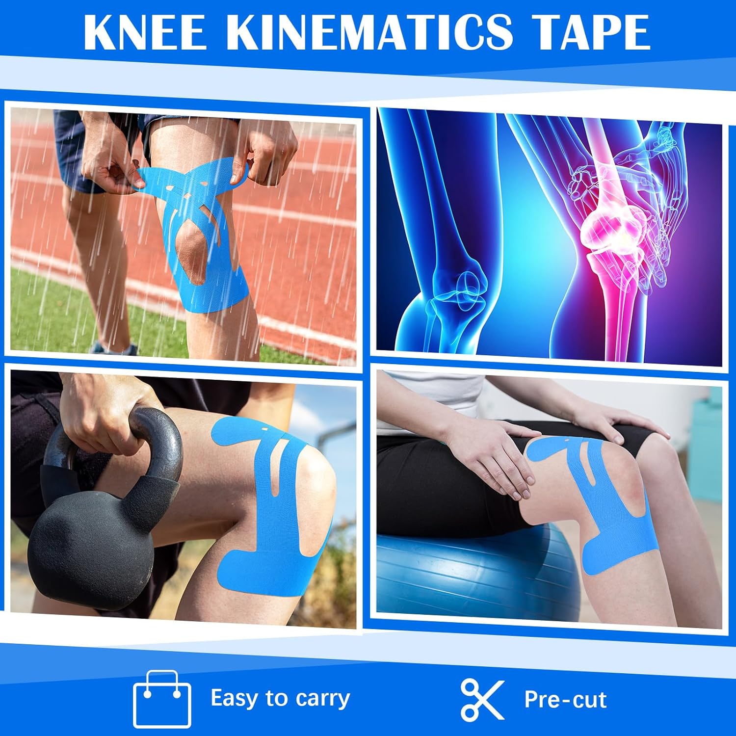10PCS Precut Kinesiology Tape  - Kinesiology Tape Sports 评论和价格