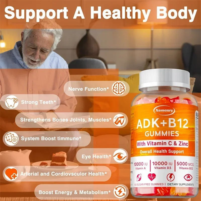 Vitamin D3 K2 + Vitamin B12 Gu - Health Wellness Product 评论和价格