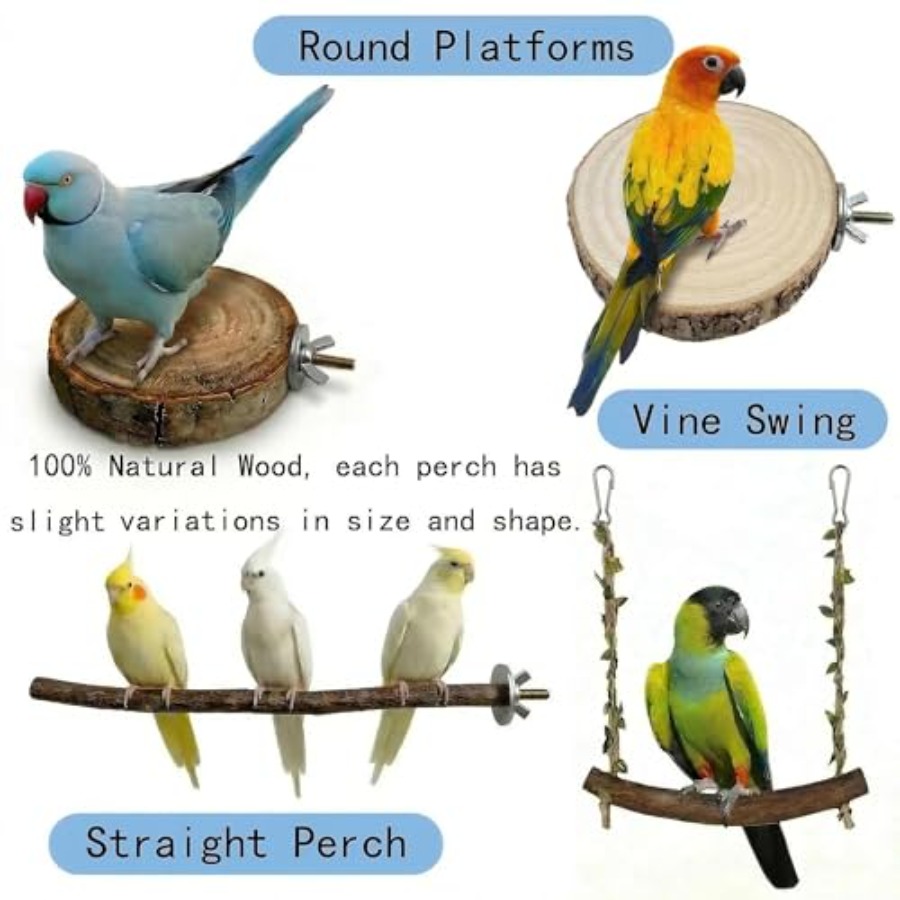 8PCS natural wood bird perches - Health & Wellness Kuala Lumpur Reviews 评论和价格