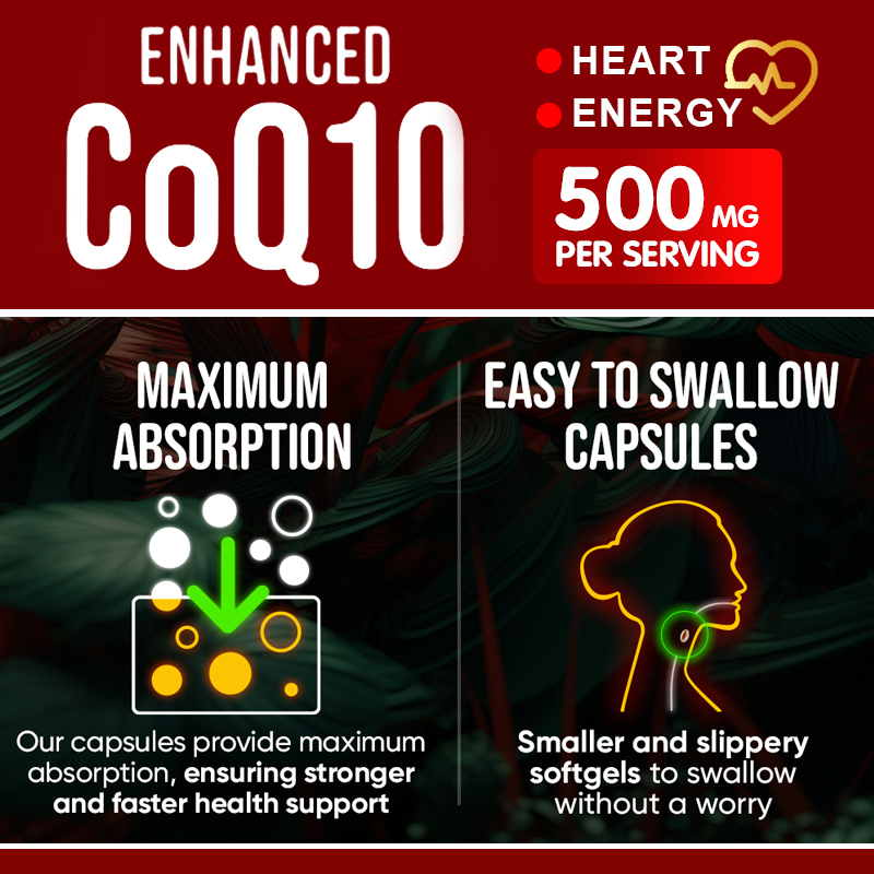 CoQ10 Capsules Support Heart C - Health Wellness Product 评论和价格