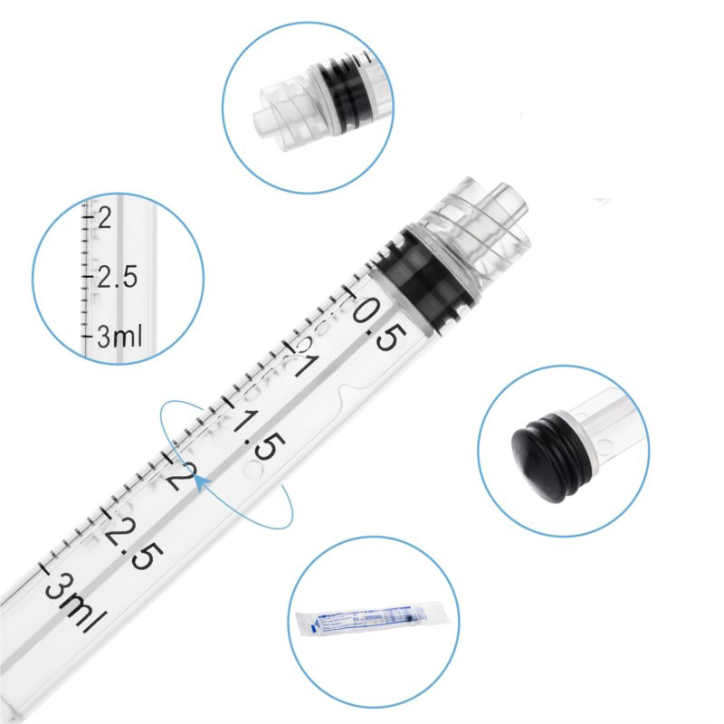 3ml 20 50 100Pcs Luer Lock Lab - Health Wellness Product 评论和价格