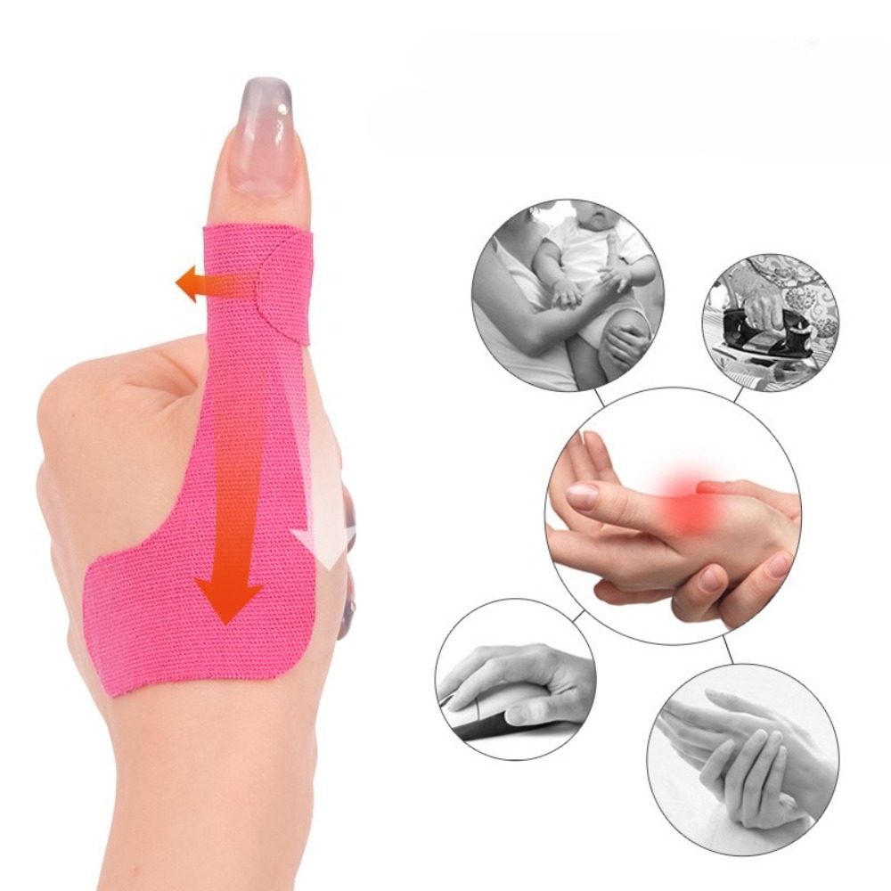 5Pcs Precut Thumb Support Tape - Kinesiology Tape Sports 评论和价格