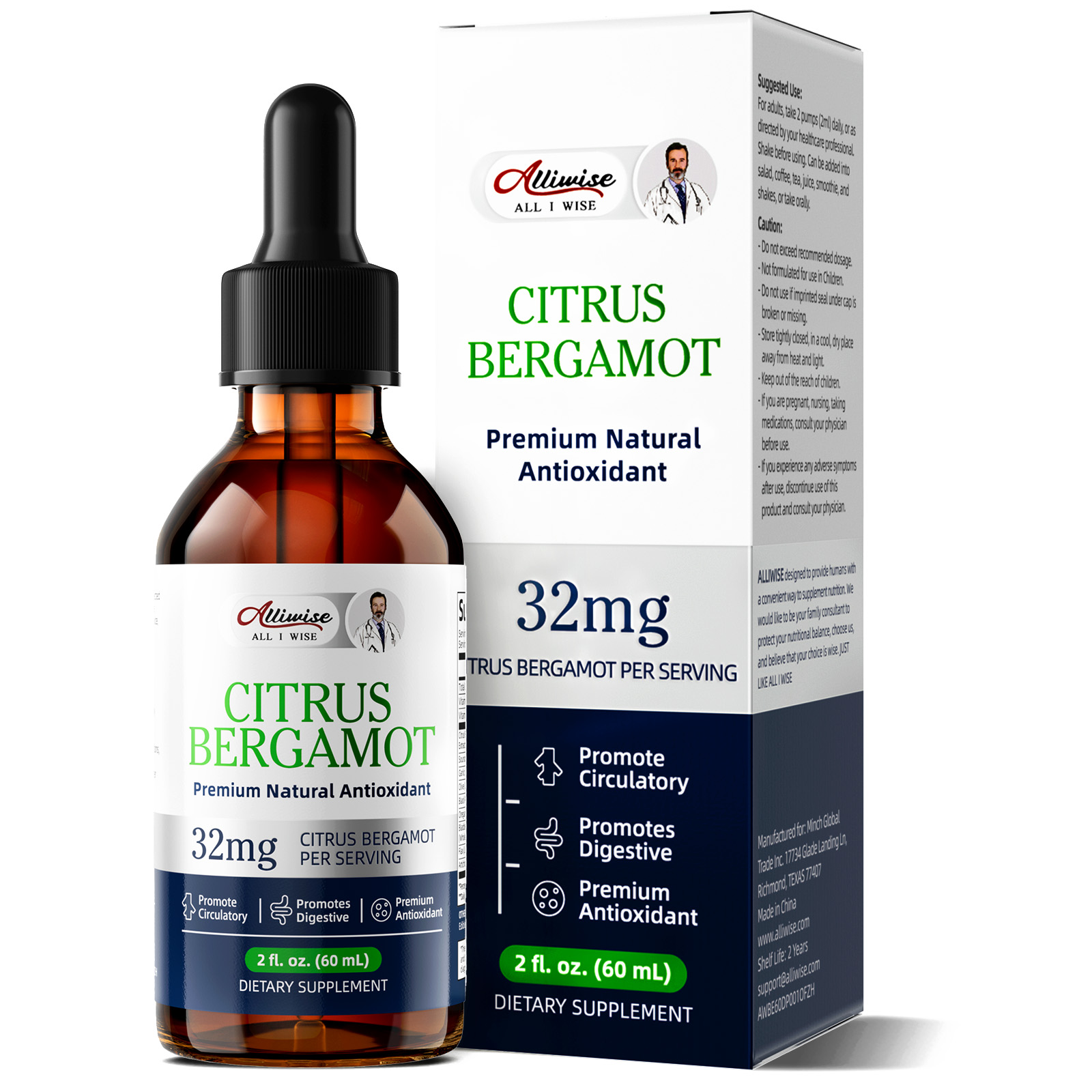 Premium Citrus Bergamout  Drop - Health And Wellness Promotion 评论和价格