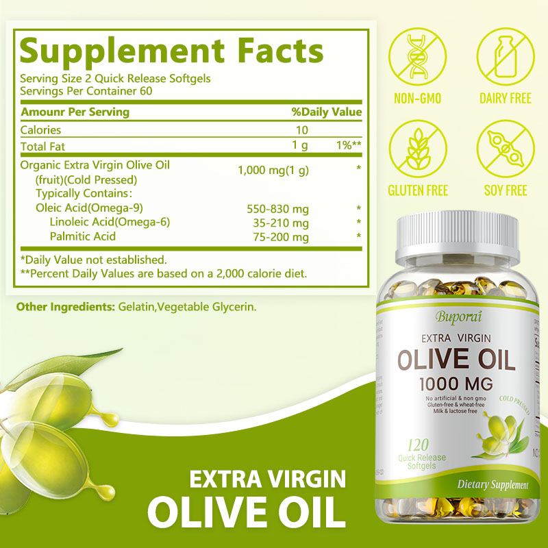 Olive Oil Softgel 1000mg - Pro - Health And Wellness Promotion 评论和价格